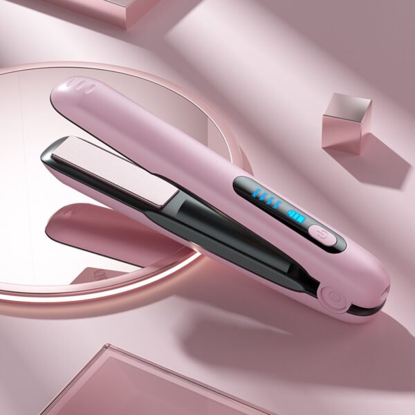 Wireless Hair Straightener Flat Iron Mini 2 IN 1 Roller USB 5000mAh Max 200 Degree Portable Cordless Curler 4 Levels Dry And Wet Uses - Image 5