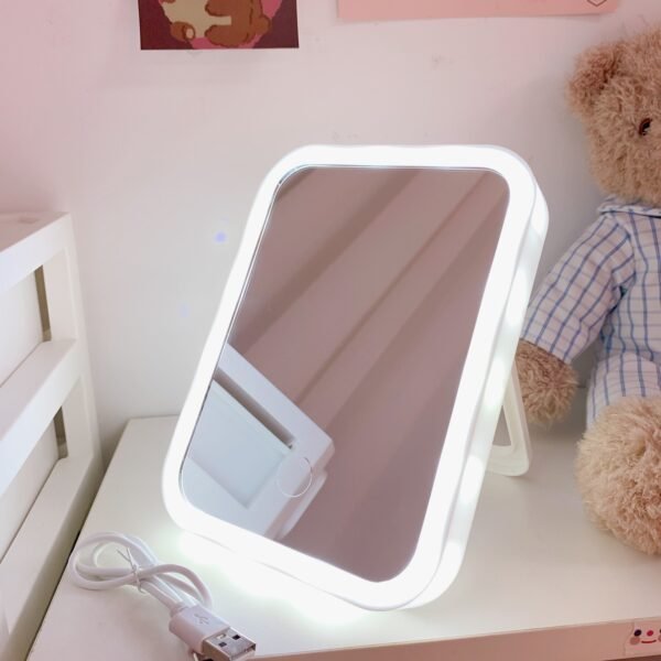 Desktop Desktop Vanity Mirror LED Vanity Mirror Portable Vanity Mirror - Image 2