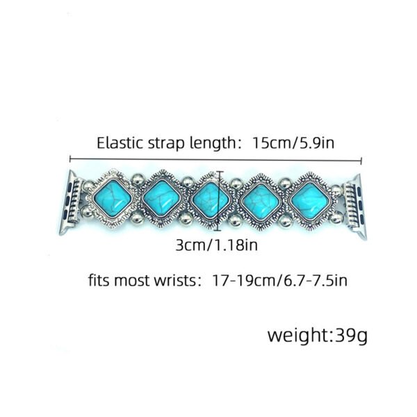 Bohemian Turquoise Smart Watch Strap - Image 4