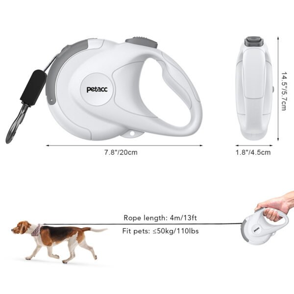 Retractable Reflective Dog Walking Tractor For Pet Products - Image 4