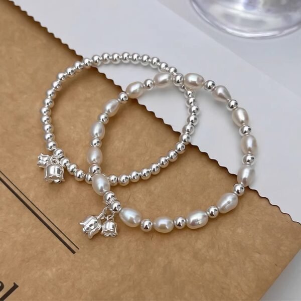 Women's Lily Pearl Bracelet Ornament - Image 2